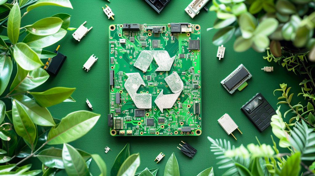A hard drive and assorted other digital media awaiting destruction and recycling